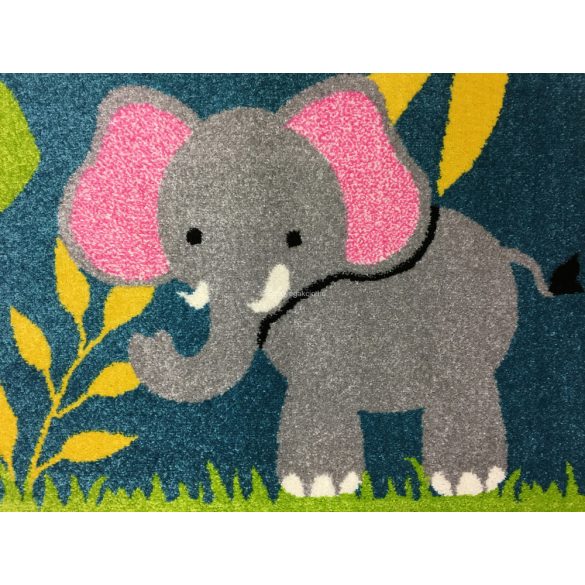 Trendy Kids Kék dzsungel állatai D231A gyerekszőnyeg 200x280 cm