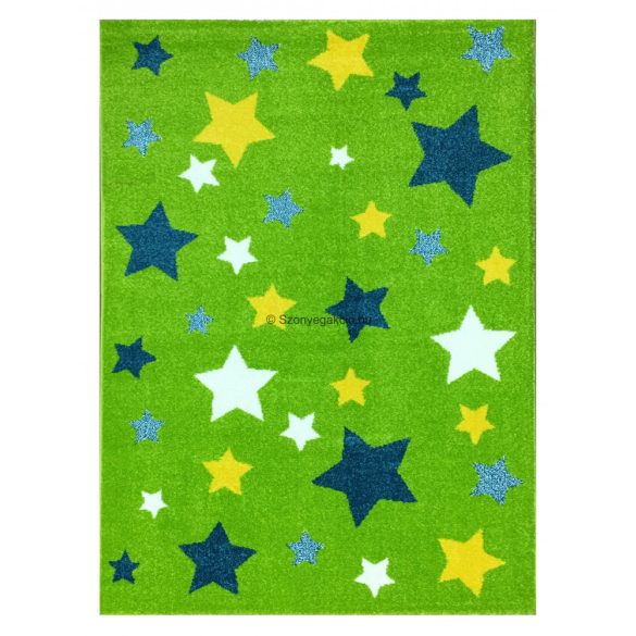 Trendy Kids Zöld csillagos D234A szőnyeg 120x170 cm