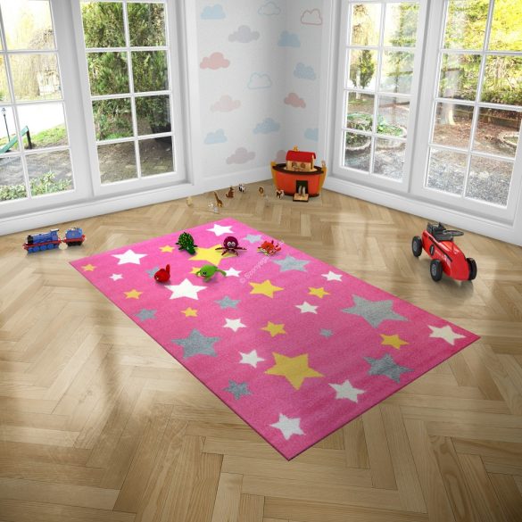 Trendy Kids Pink csillagos D234A szőnyeg 160x230 cm