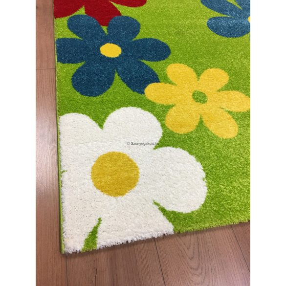 Trendy Kids Zöld virágos D236A szőnyeg 200x280 cm