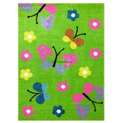 Trendy Kids Zöld pillangós D237A szőnyeg 200x280 cm
