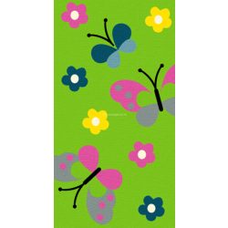 Trendy Kids Zöld pillangós D237A szőnyeg  80x150 cm