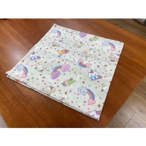 TXTBESAT3 Abrosz 80x140 cm Fagyis SATEKORI Cuki gyerekmintás abrosz - drapp