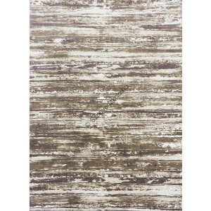 Zara 8488 barna-bézs csíkos szőnyeg  80x150 cm - UTOLSÓ DARAB!