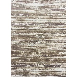 Zara 8488 barna-bézs csíkos szőnyeg 160x220 cm