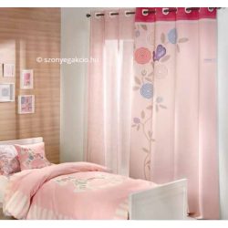 SC Függöny rózsaszín virágmintás 160x250 cm